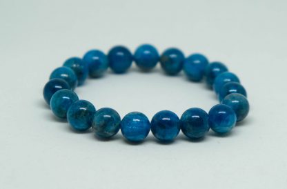 vibrant blue apalite bracelet