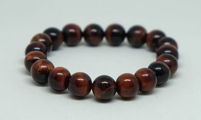 red tiger's eye with lots of dark red colors