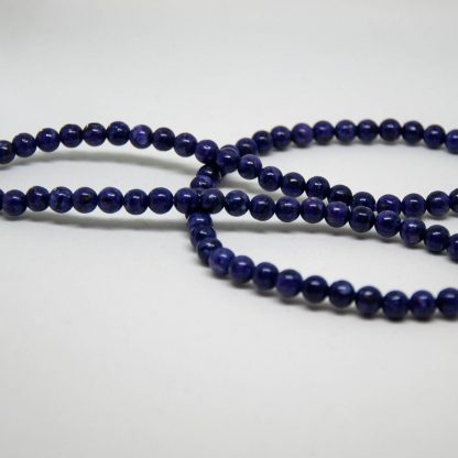 string of 6mm Top Quality Natural Purple Charoite
