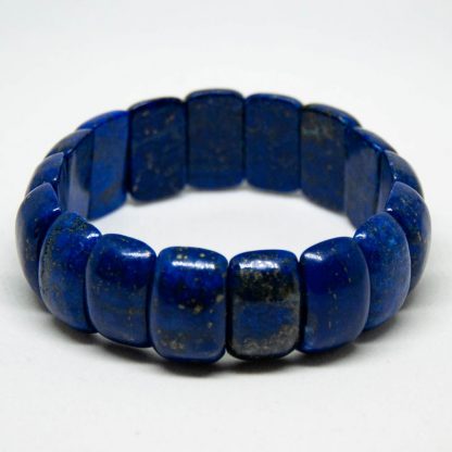massive lapis lazuli bracelet with a deep richt color