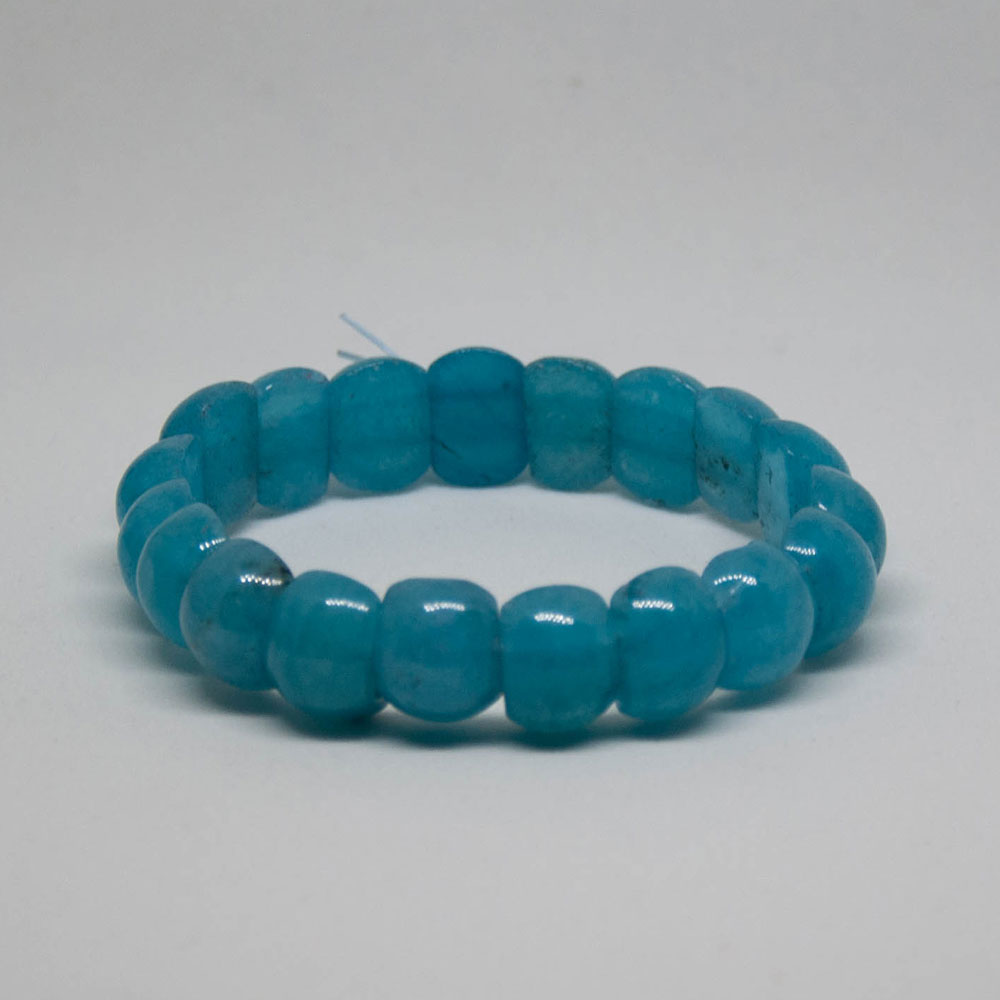 Aquamarine beaded bracelet 14 by 9 by 17mm – Tranquility Bracelets